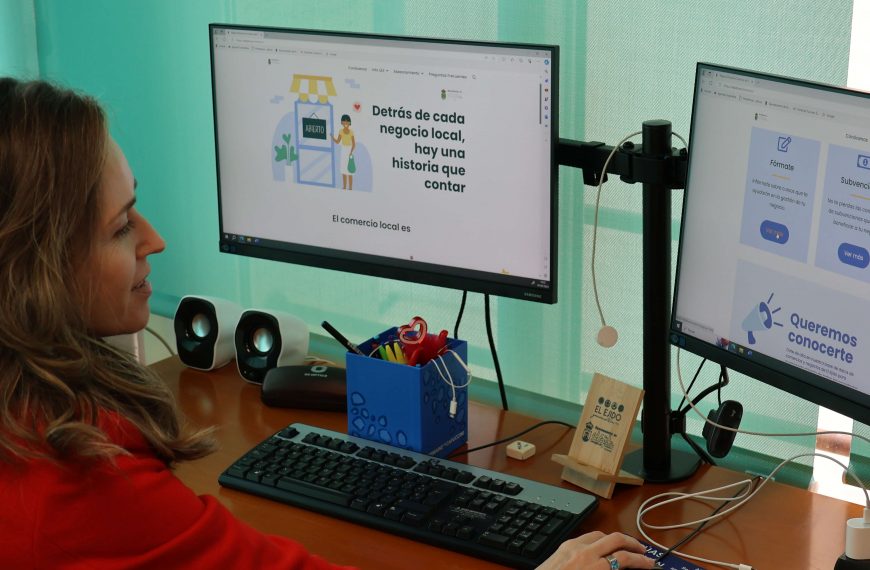 El Ayuntamiento renueva la web del área de Comercio para potenciar la dinamización del tejido comercial de El Ejido
