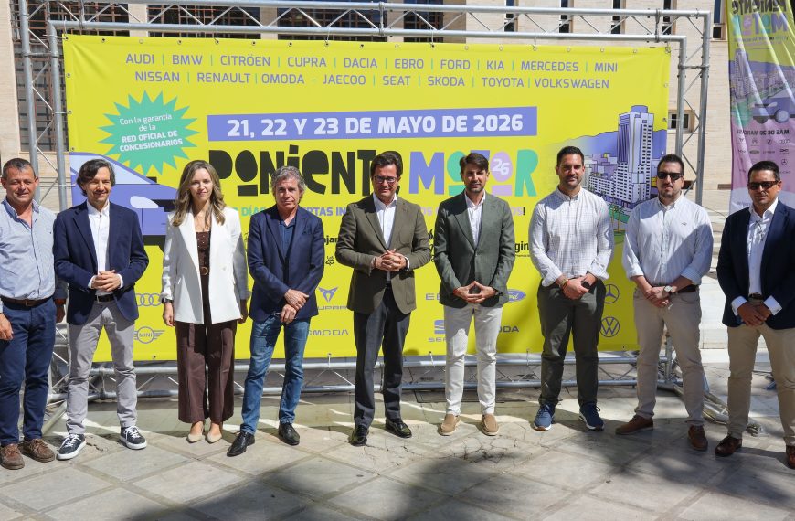 El Ejido acoge del 21 al 23 de mayo la feria ‘Poniente Motor’, con más de 1000 vehículos nuevos, seminuevos y de Km 0.
