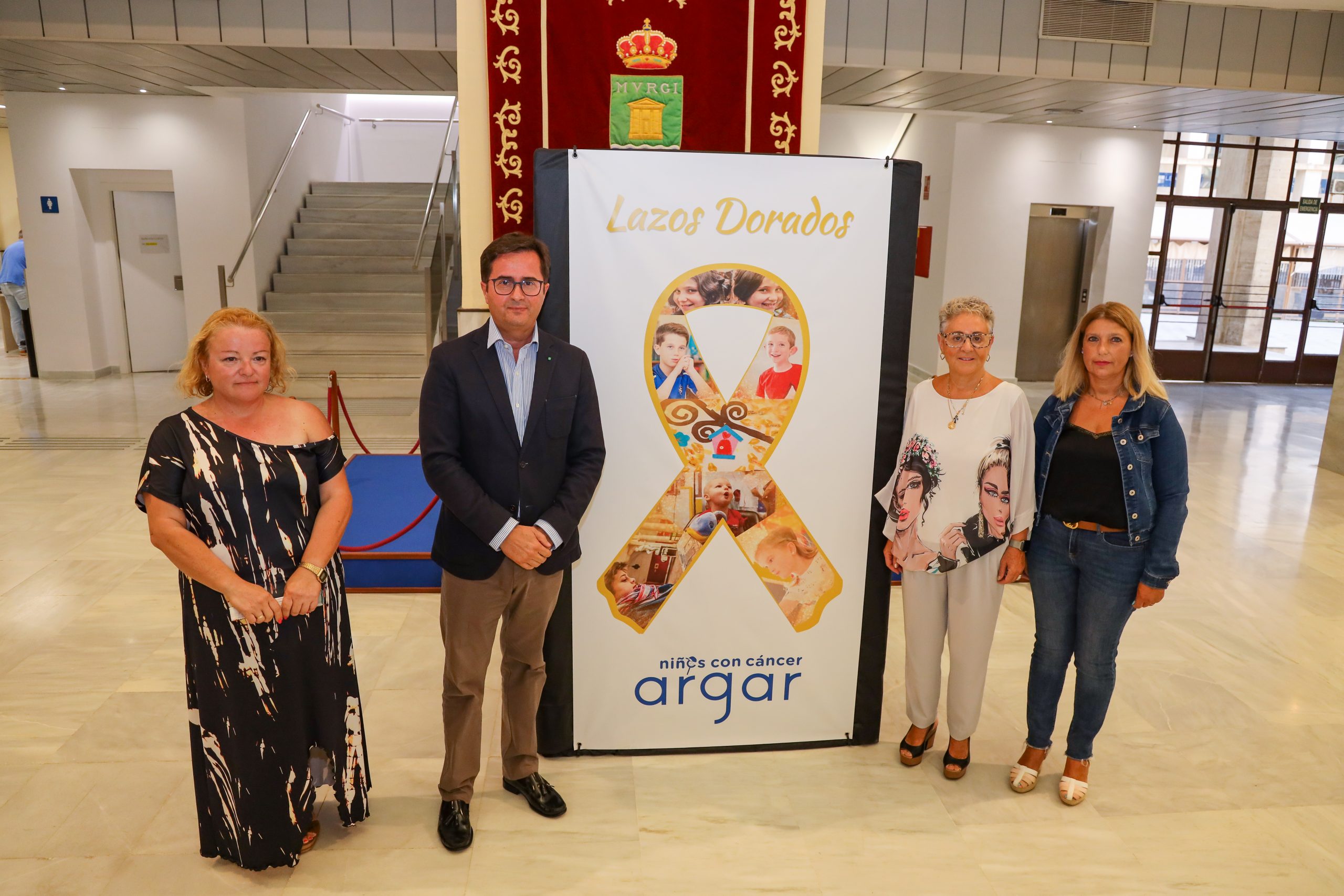 El Ayuntamiento se vuelca con ARGAR en la visibilización del cáncer infantil