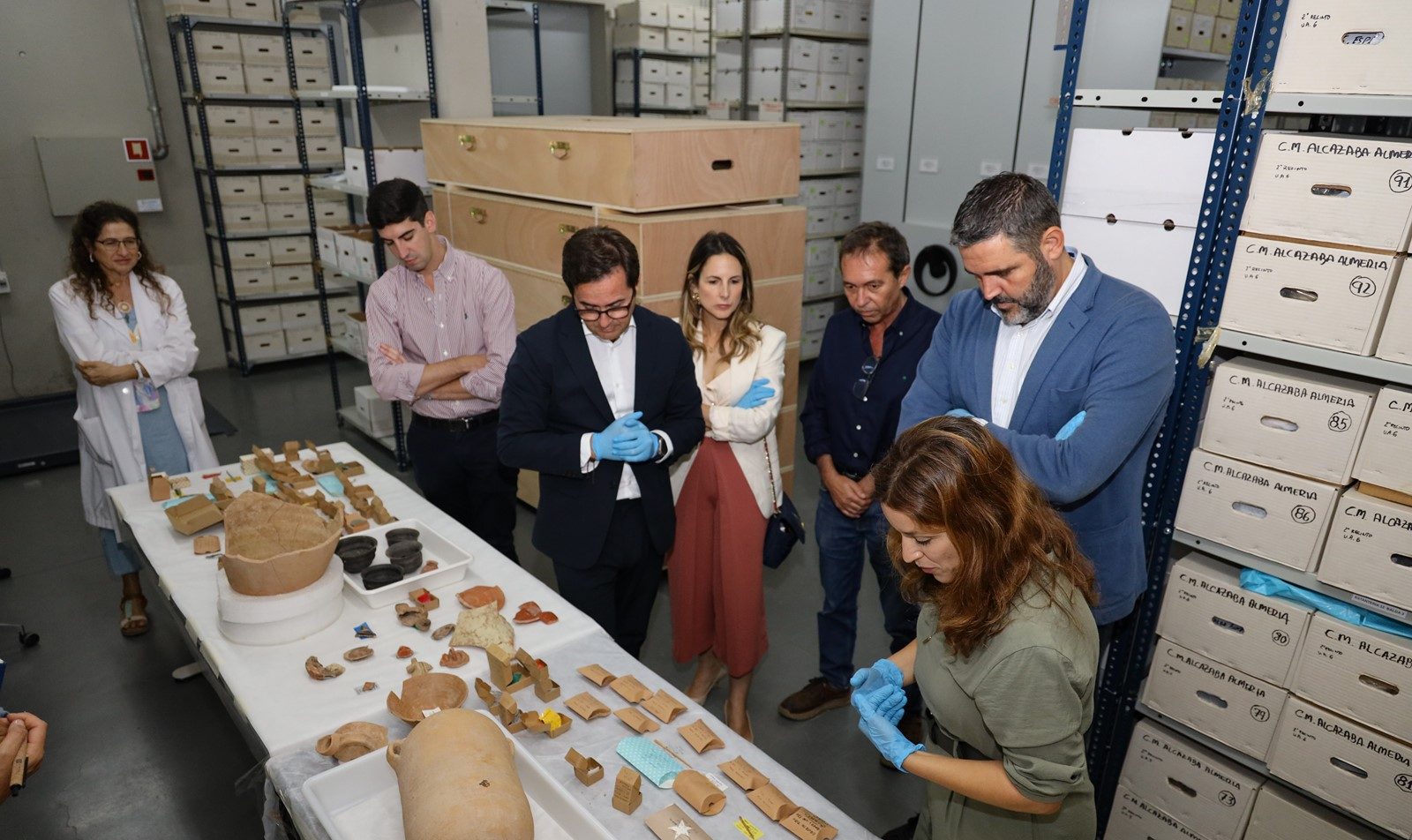 El Museo de Almería custodia más de 5.000 nuevas piezas arqueológicas procedentes de las últimas excavaciones en Ciavieja