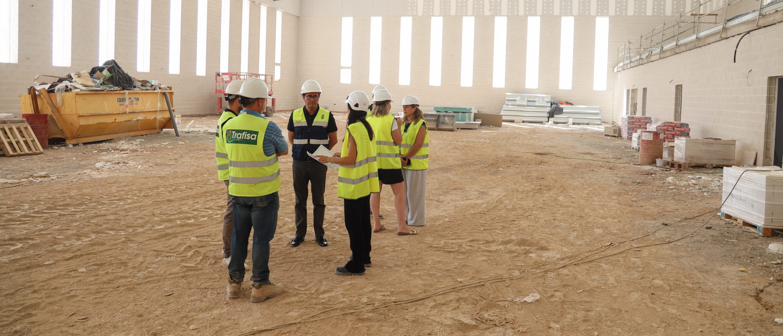 Las obras de construcción del Centro de Usos Múltiples y Pabellón de Ejido Norte afrontan su recta final