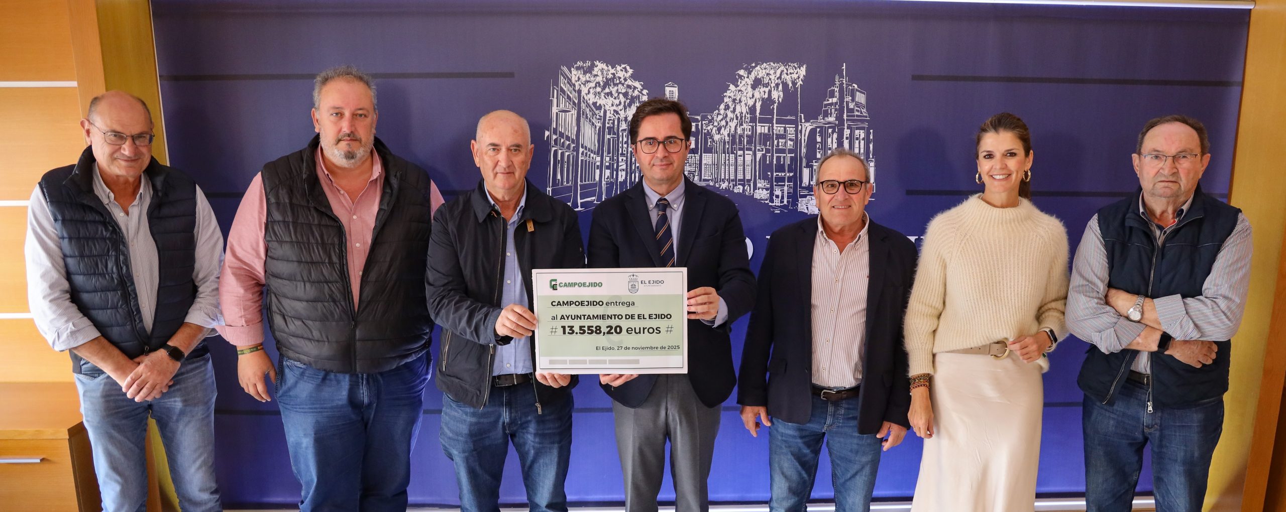 Campoejido dona 13.558 euros al Ayuntamiento de El Ejido para contribuir al desarrollo de políticas de Igualdad