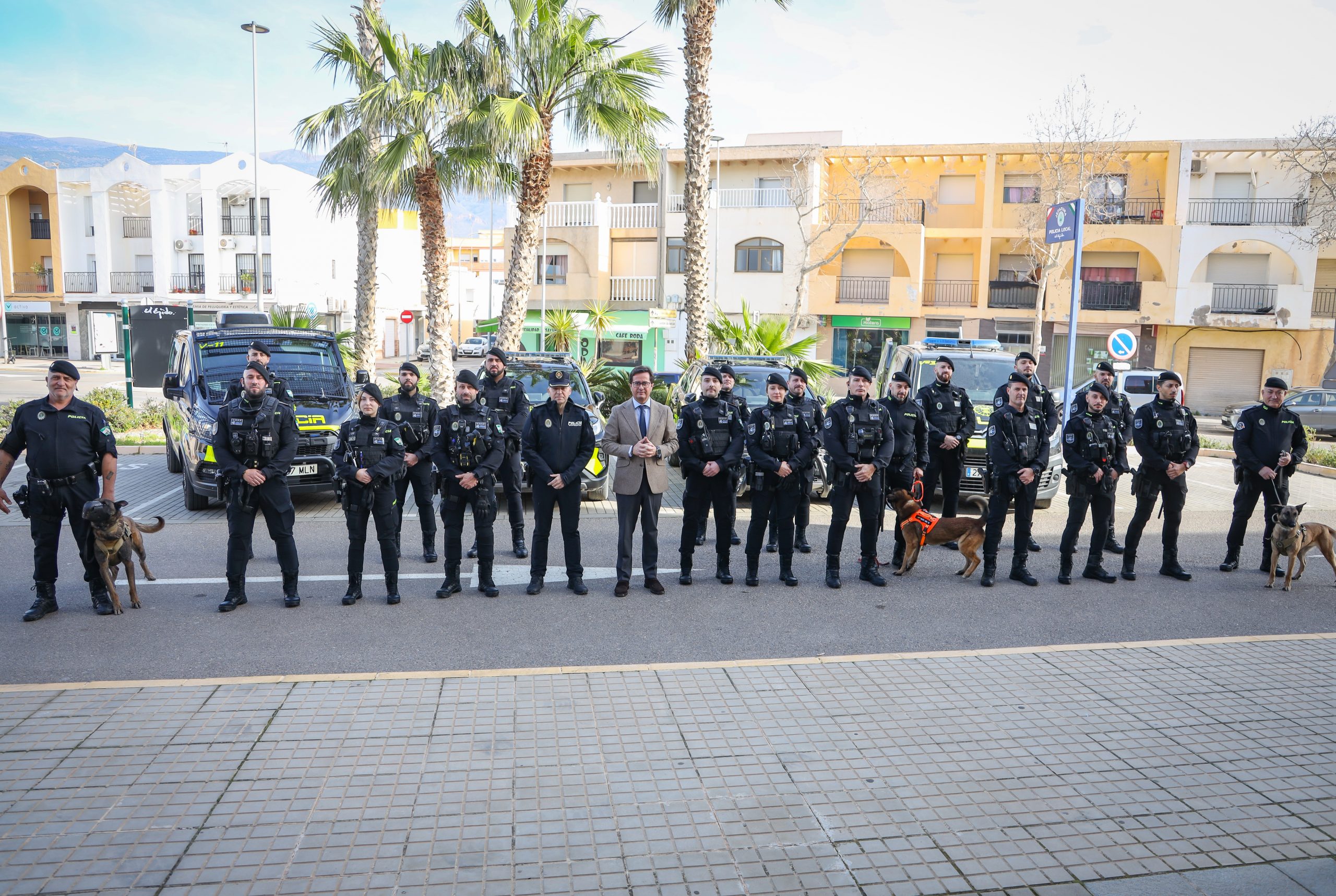 Refuerzo de la seguridad en El Ejido con la creación de un tercer Grupo Operativo de Apoyo y Prevención de Policía Local