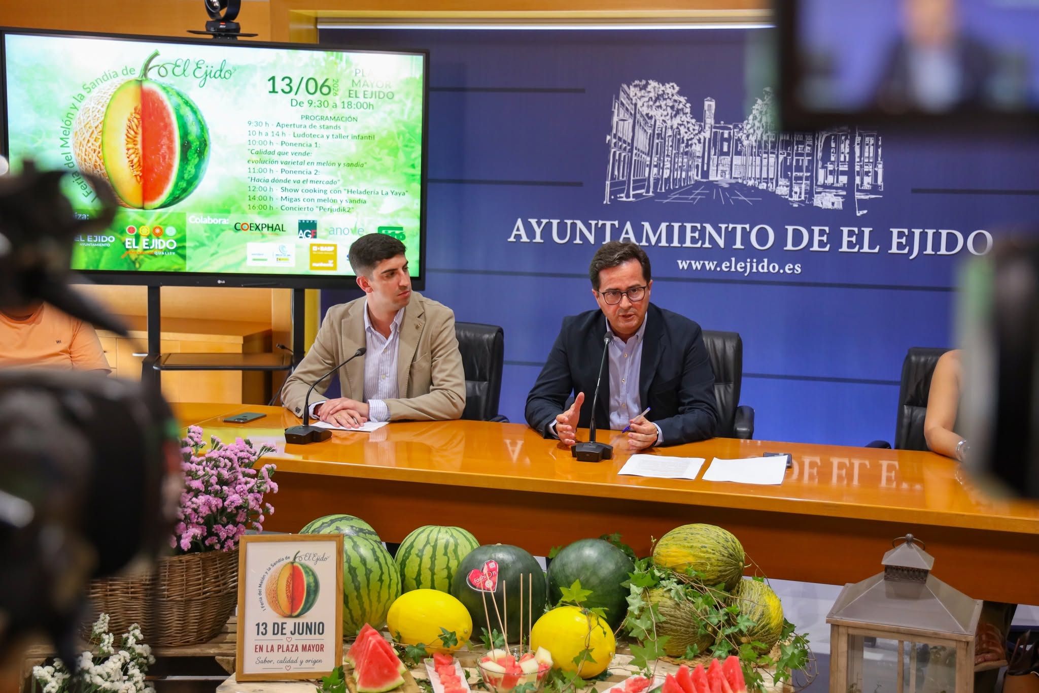 El Ejido celebrará el 13 de junio la I Feria del Melón y la Sandía como gran escaparate de innovación, calidad y promoción agrícola
