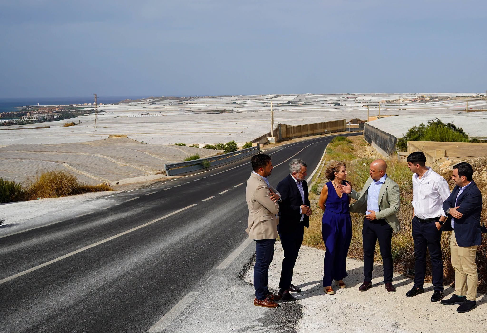 Rehabilitación integral de la carretera que une Matagorda con Almerimar.