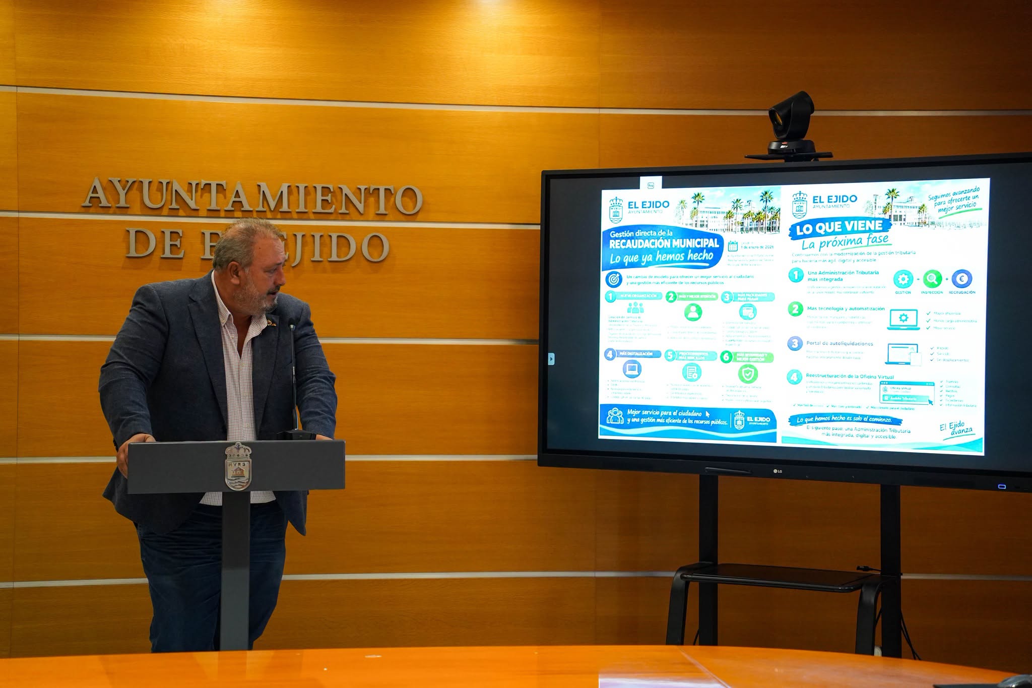 El Ayuntamiento de El Ejido presenta ‘Cuenta Fácil’ para facilitar y hacer más previsible el pago de los tributos municipales
