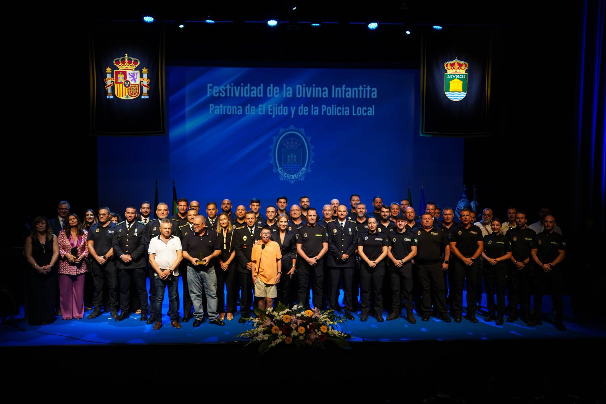 El Ejido ha rendido homenaje a la Policía Local con motivo de la celebración de su patrona, la Divina Infantita