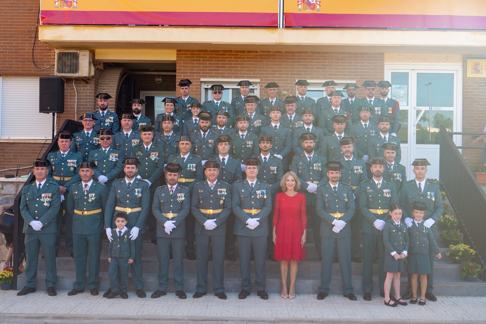 Acto Institucional en la Compañía de la Guardia Civil de El Ejido con motivo de la festividad de la Virgen del Pilar y del Día de la Hispanidad